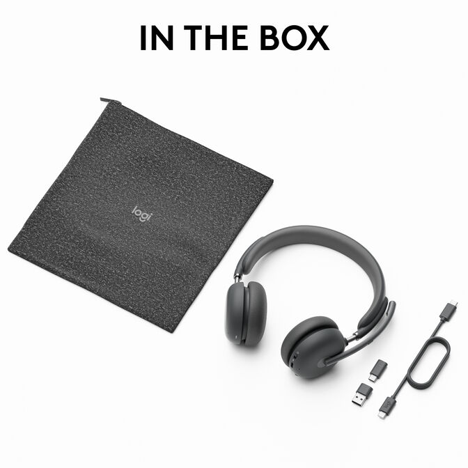 Headset Logitech Zone Wireless 2 UC Bluetooth ANC Grafite image number 12