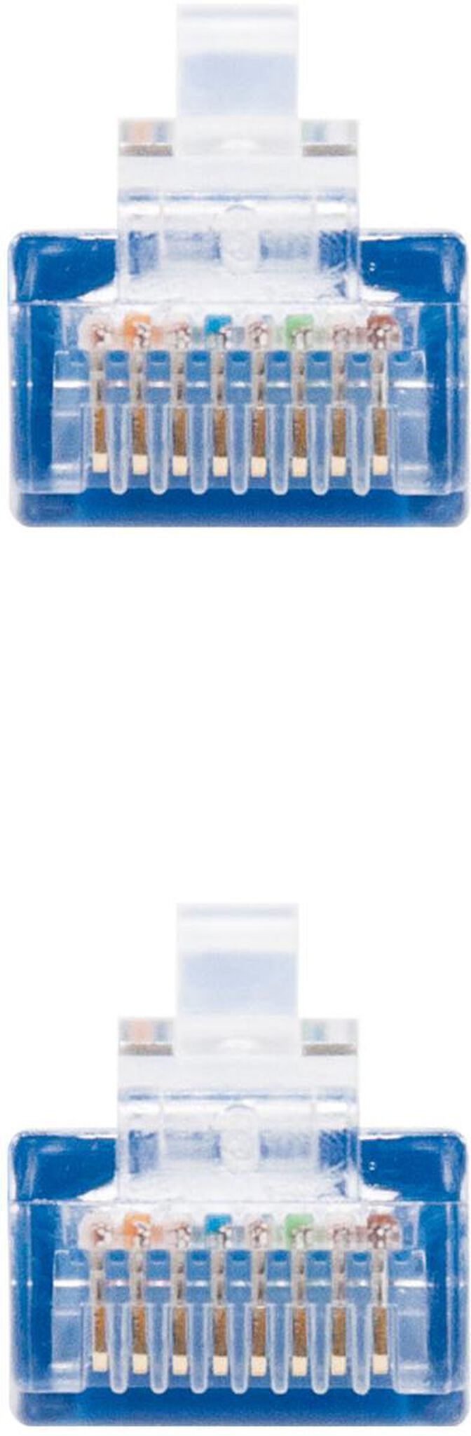 Cabo de Rede Nanocable RJ45 CAT.6 UTP AWG24 25 CM Azul image number 2