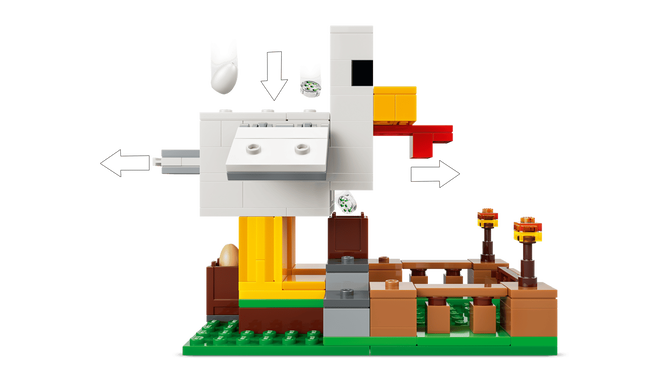 LEGO Minecraft: Quinta da Galinha, 233 Pe&ccedil;as (21585) image number 4