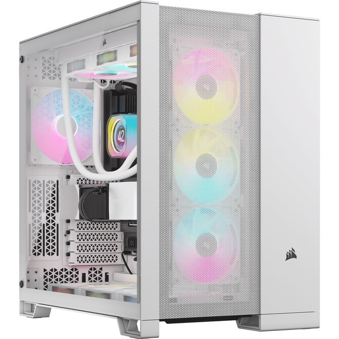 Caixa ATX Corsair 6500D Airflow Branca Vidro Temperado image number 0