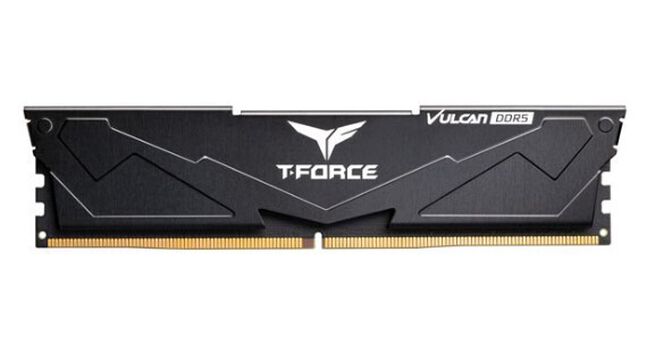Team Group Kit 64GB (2 x 32GB) DDR5 5200MHz Vulcan Preto CL40 image number 1