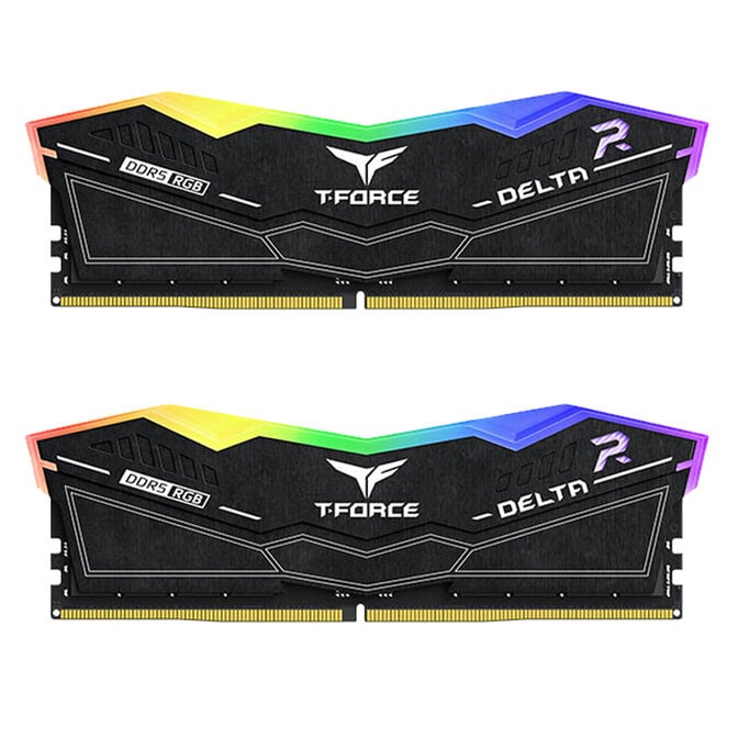 Team Group Kit 32GB (2 x 16GB) DDR5 7600MHz Delta RGB Preto CL36 image number 0