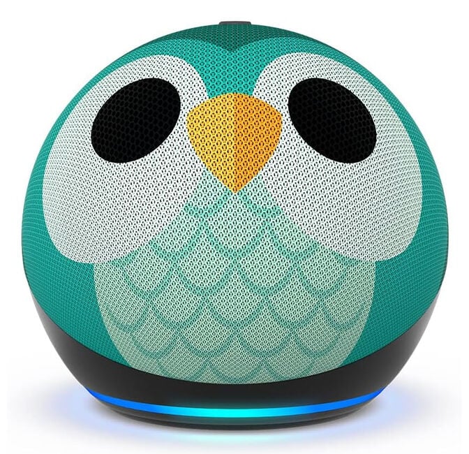 Coluna Inteligente Amazon Echo Dot Kids (5.&ordf; Gera&ccedil;&atilde;o) Alexa Azul image number 0