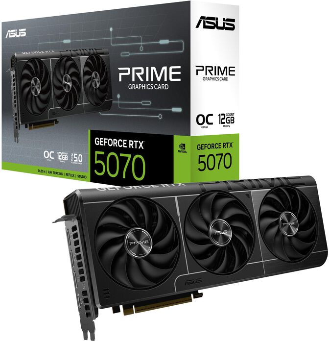 Gr&aacute;fica Asus GeForce&reg; RTX 5070 Prime OC 12GB GDDR7 DLSS4 image number 10