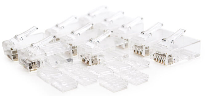 Ficha de Rede Nanocable RJ45 8 FIOS CAT.6 (Pack 50) image number 2