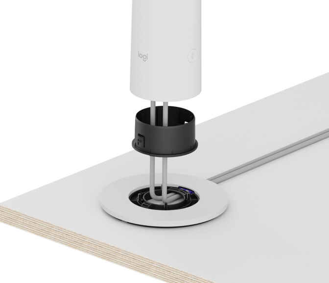 C&acirc;mara de Videoconfer&ecirc;ncia Logitech Sight 4K Branco image number 3