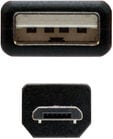 Cabo USB 2.0 Nanocable USB-A/M > Micro-B/M 1.8 M image number null