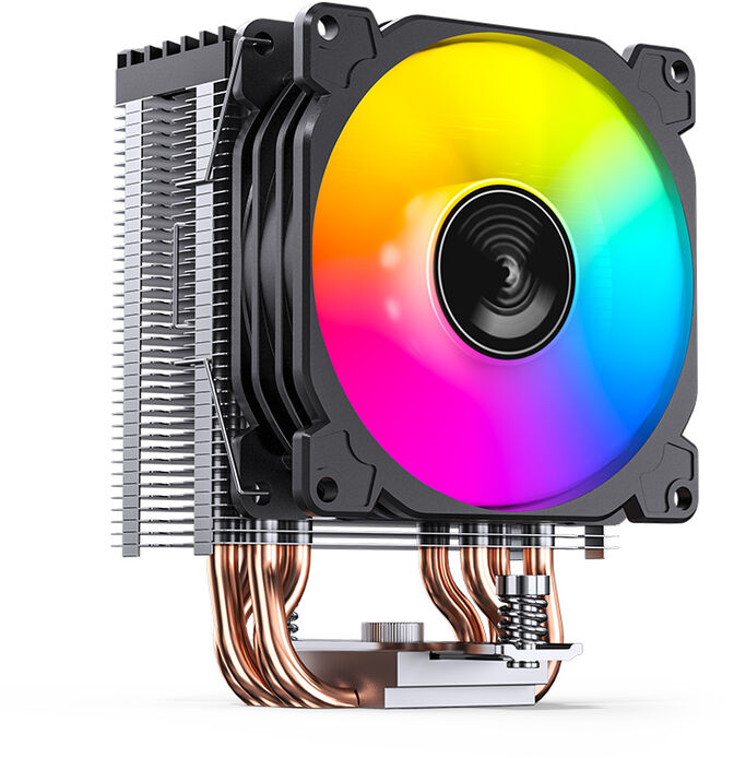 Cooler CPU Jonsbo CR-1400E RGB Preto - 92mm image number 3