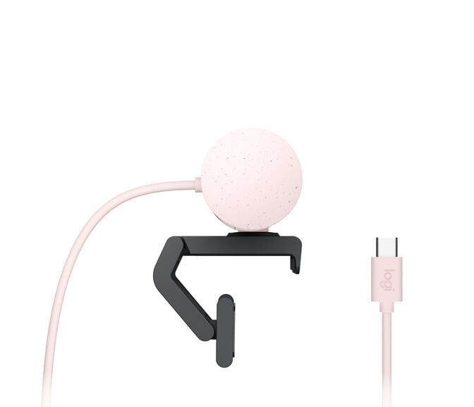 Webcam Logitech Brio 500 Full HD 1080p USB Type-C Rosa image number 3
