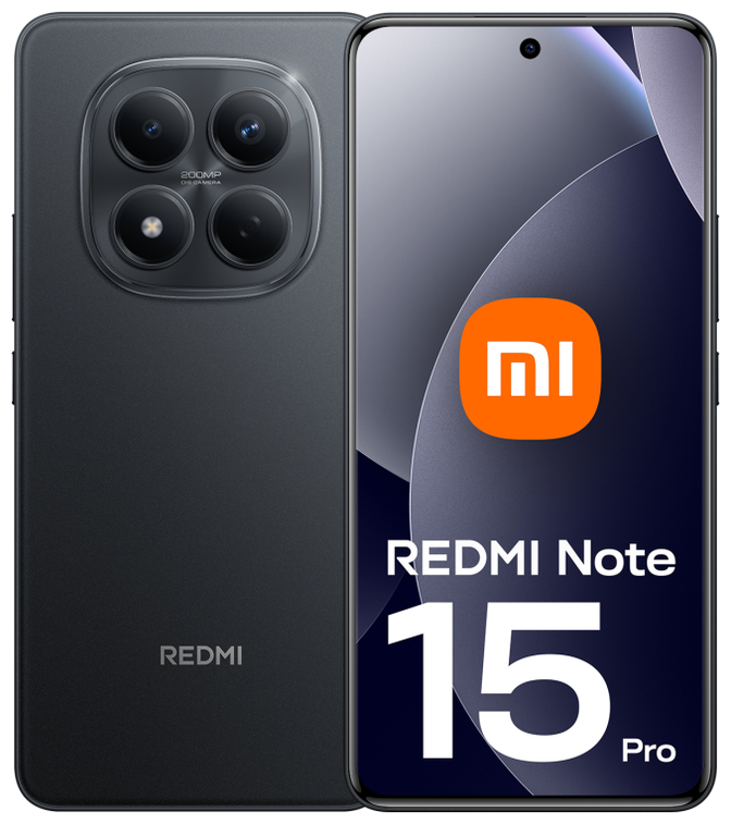 Smartphone Xiaomi Redmi Note 15 Pro 4G (8 / 256GB) Preto image number 0