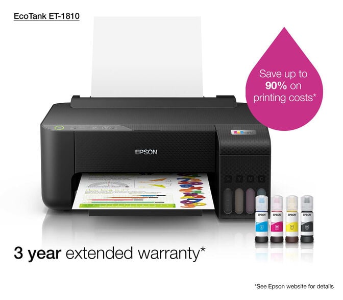 Impressora Epson EcoTank ET-1810 Wi-Fi image number 13