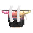 Water Cooler CPU Corsair iCUE LINK TITAN II 360 RX RGB LCD 360mm Branco image number null