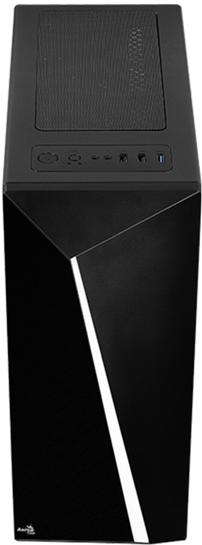 Caixa ATX Aerocool Shard RGB Vidro Temperado Preto image number 3