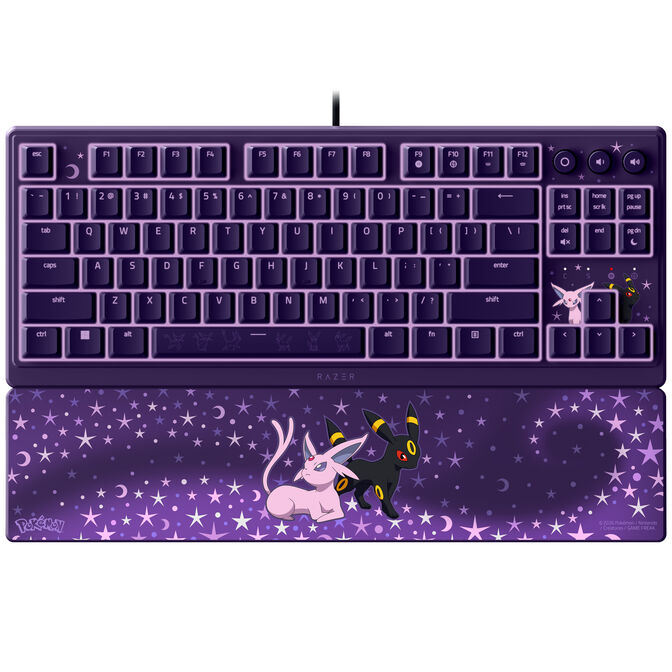 Teclado Razer Ornata V3 TKL RGB Mecha-Membrane Pok&eacute;mon Espeon/Umbreon Ed. (US) image number 1