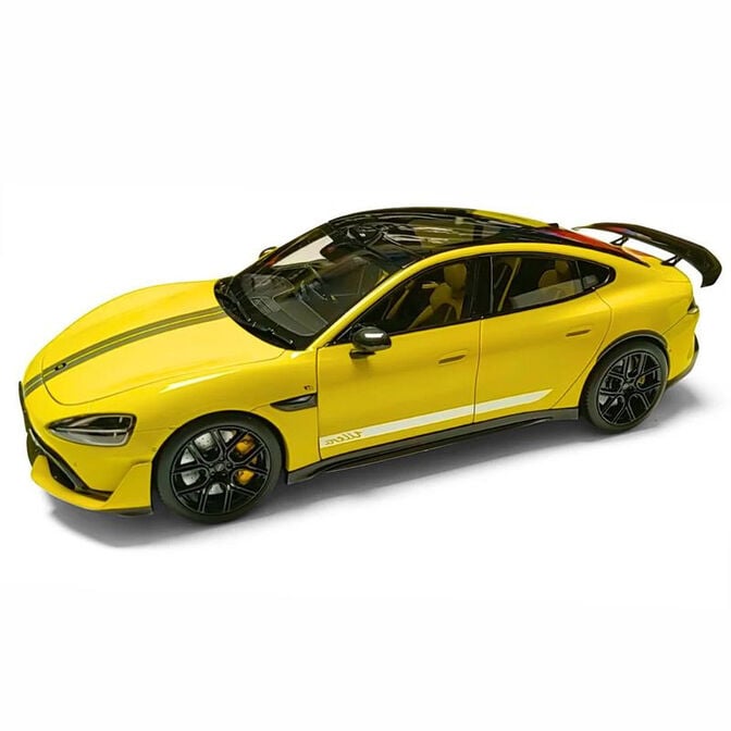 Carro Modelo Xiaomi SU7 Ultra 1/18 Die-cast Amarelo Rel&acirc;mpago image number 1