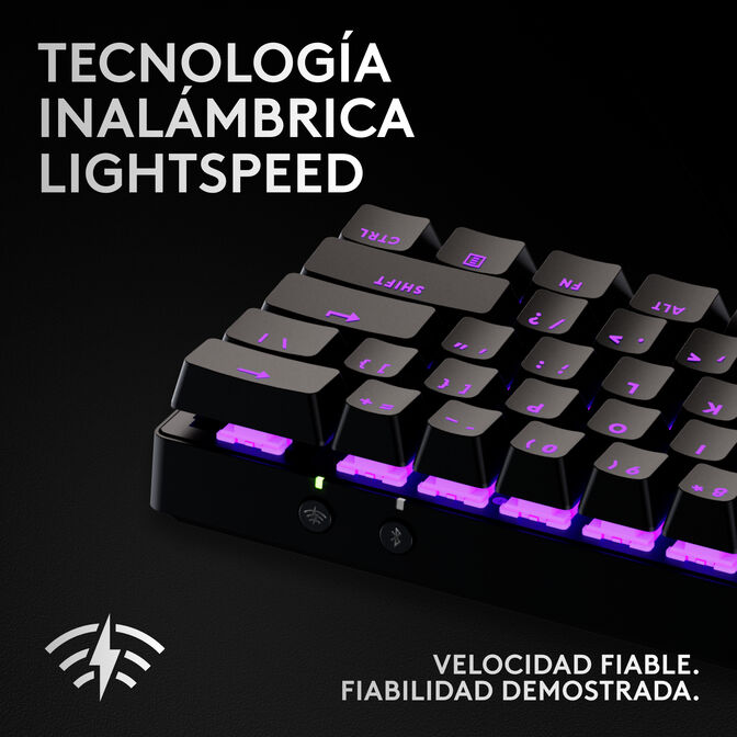 Teclado Logitech G PRO X 60 RGB Lightspeed Wireless (US) image number 8