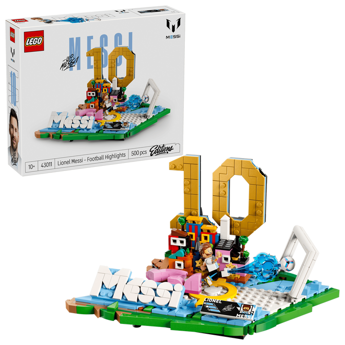 LEGO Editions: Lionel Messi &ndash; Destaques do Futebol, 500 Pe&ccedil;as (43011) image number 0
