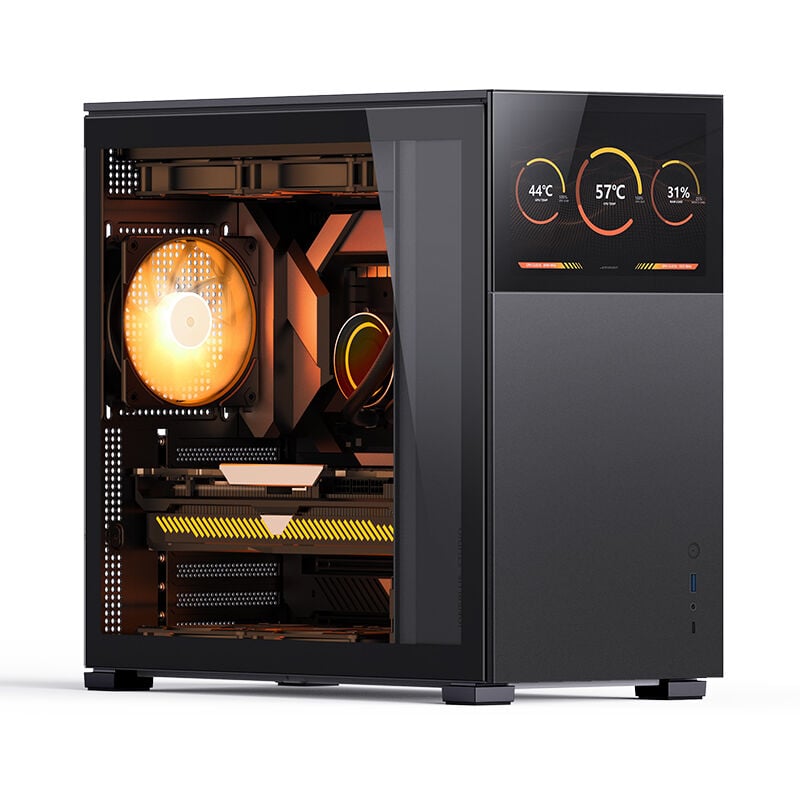Caixa ATX Jonsbo D41 STD com Visor Vidro Temperado Preto