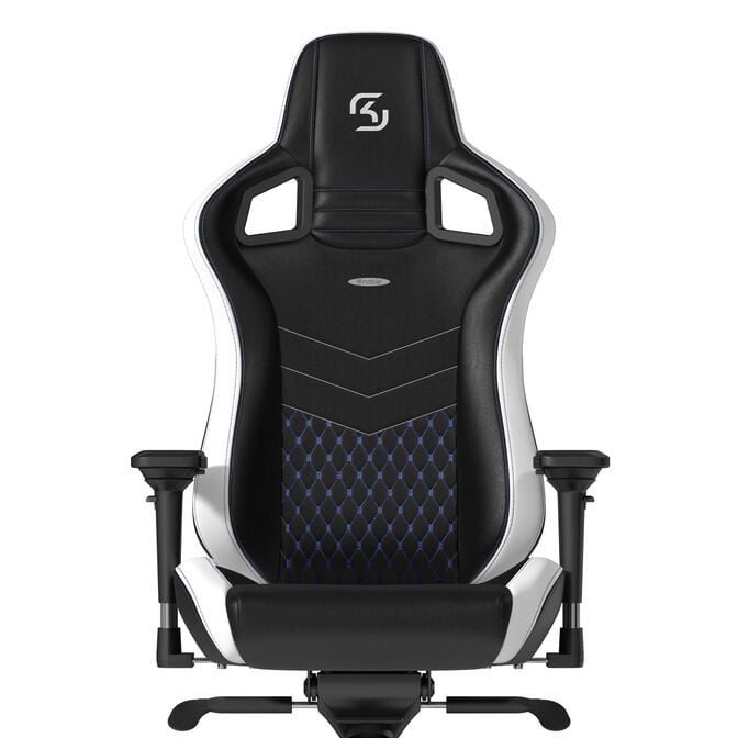 ** B Grade ** Cadeira noblechairs EPIC - SK Gaming Edition Preto / Branco / Azul image number 1