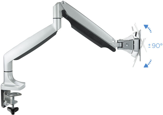 Suporte de Mesa Tooq Tilt e Girat&oacute;rio 13" a 32" Max. 9kg Preto image number 3