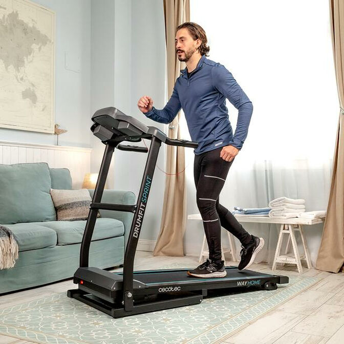 Passadeira de Corrida El&eacute;ctrica Cecotec DrumFit WayHome 1500 Sprint Dobr&aacute;vel 1100W 15km/h image number 1
