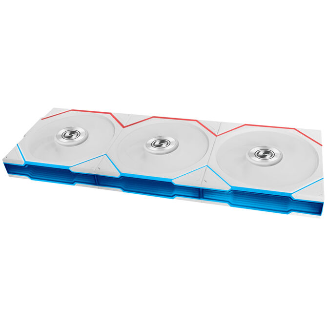 Ventoinha Lian Li UNI FAN TL120 FLEX Wireless Reverse Blade Branco 120mm (Pack 3) image number 0