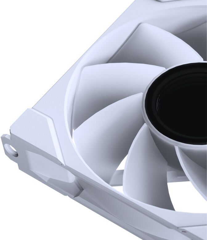 Ventoinha Phanteks M25 Gen2 PWM Reverse Airflow DRGB 120mm Branco image number 4