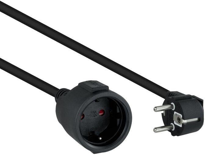 Cabo de Alimenta&ccedil;&atilde;o de Extens&atilde;o Nanocable 2m Preto image number 0