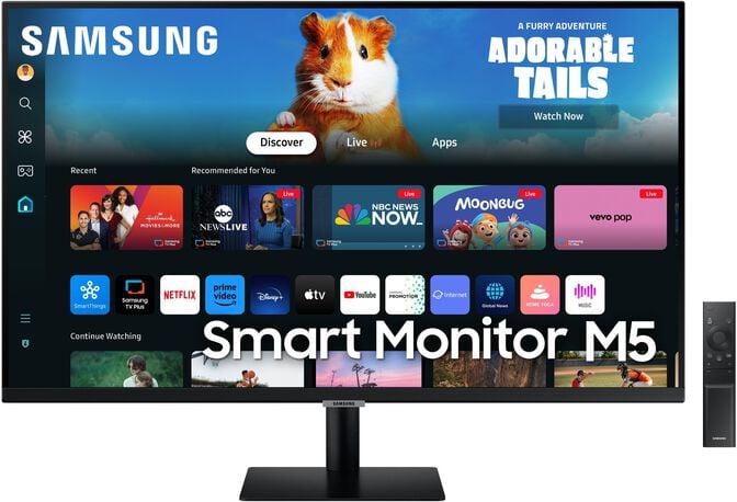 Monitor Samsung Smart M5 32" Full HD VA / 4ms / HDMI / WIRELESS C/ COMANDO image number 0
