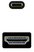 Cabo Conversor Nanocable USB-C > HDMI 1.4 4K@30HZ 1.8 M Preto image number null