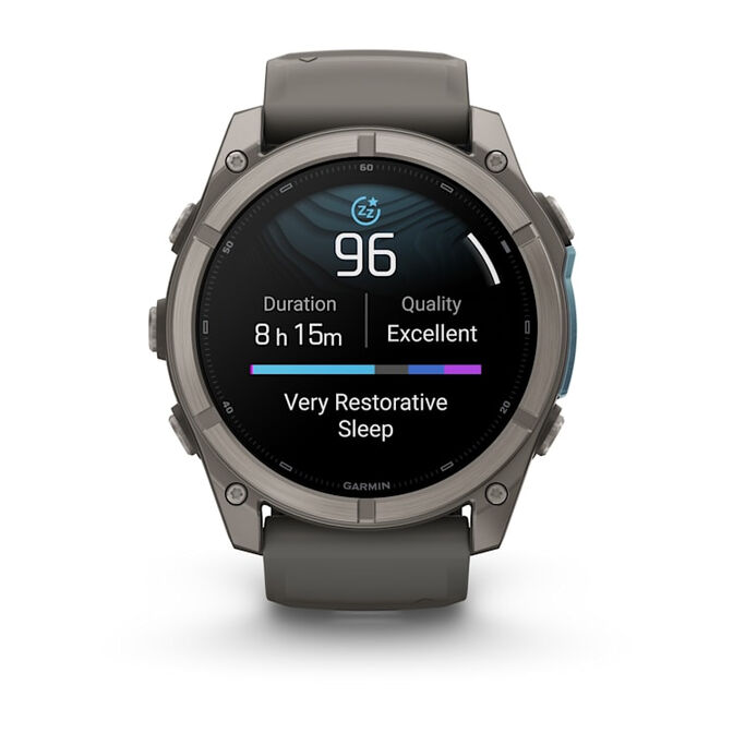 Smartwatch Garmin Fenix 9 Sapphire Titanium 51mm Cinzento image number 10