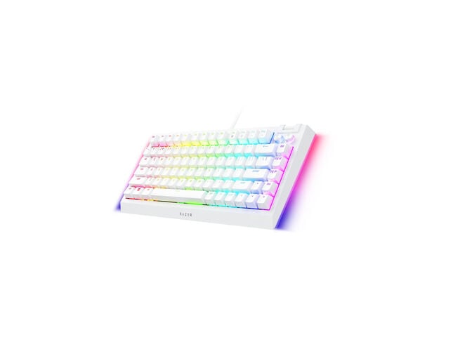 Teclado Razer BlackWidow V4 75% RGB Tactile Switch White Ed. (US) image number 5