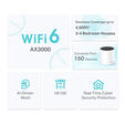 Sistema Mesh TP-Link Deco X55 AX3000 Whole-Home Mesh Wi-Fi 6 System (Pack 2) image number null