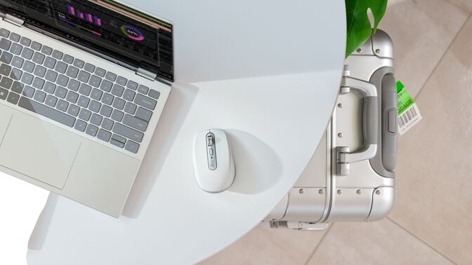 Rato Logitech MX Anywhere 3S Wireless Pale Grey image number 16