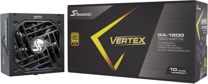 Fonte Modular Seasonic Vertex GX 1200W 80+ Gold image number 5