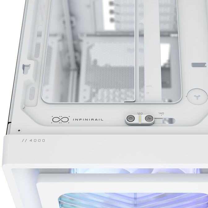 Caixa E-ATX Corsair 4000X RS ARGB Branca Vidro Temperado image number 7