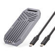 Caixa Externa M.2 Ewent EW7062 NVMe/PCIe USB-C 4 Cinza Screwless image number null