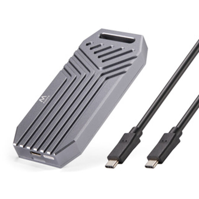 Caixa Externa M.2 Ewent EW7062 NVMe/PCIe USB-C 4 Cinza Screwless image number 0