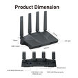 Router GL.iNet GL-BE6500 Flint 3e Wireless Wi-Fi 7 Secure Router image number null