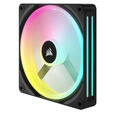 Ventoinha Corsair iCUE Link QX140 RGB PWM Preta 140mm (Pack 2) image number null