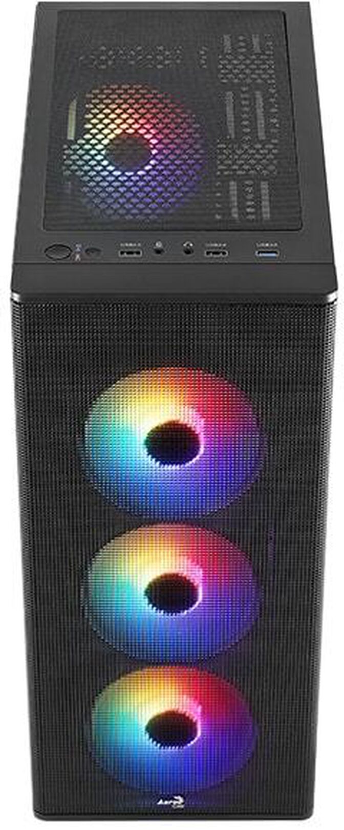 Caixa ATX Aerocool Designer ARGB Preto image number 3