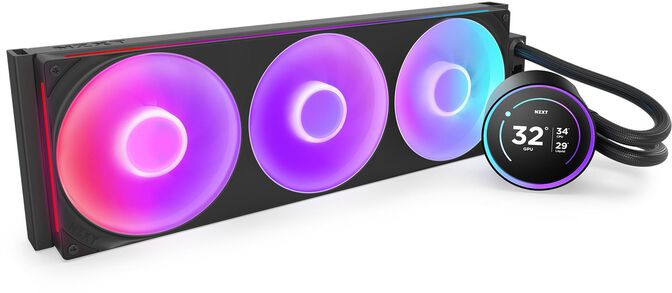 Water Cooler CPU NZXT Kraken Elite 420 (2025) RGB Preto image number 1