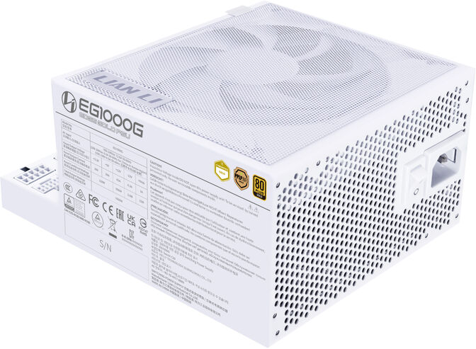 Fonte Modular Lian Li Edge 1000W 80+ Gold Branco image number 3