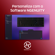 Teclado HyperX Eve 1800 Compact Gaming RGB PT Preto image number null