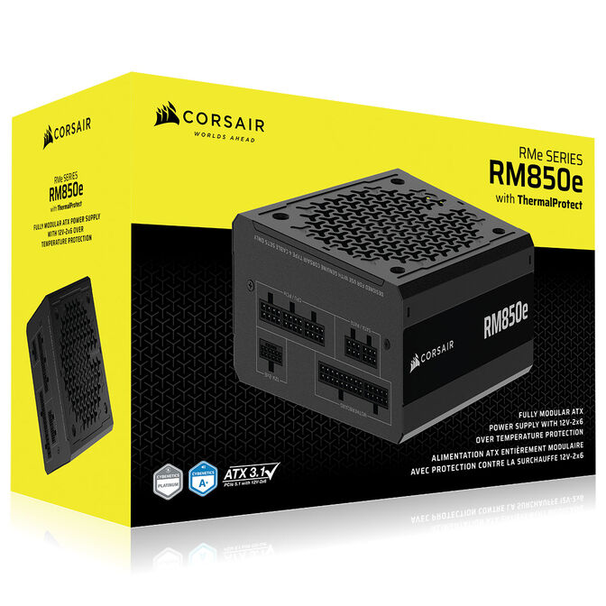 Fonte Modular Corsair RMe Series RM850e ThermalProtect 850W 80 Plus Gold ATX3.1 - PCIe 5.1 image number 12