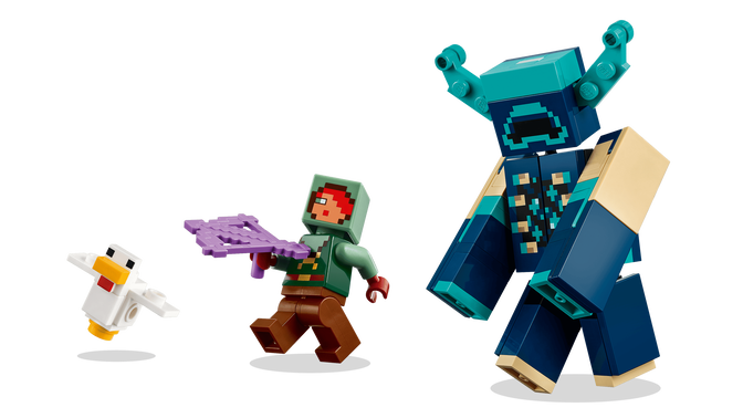 LEGO Minecraft: O Encontro com o Guarda, 238 Pe&ccedil;as (21274) image number 4