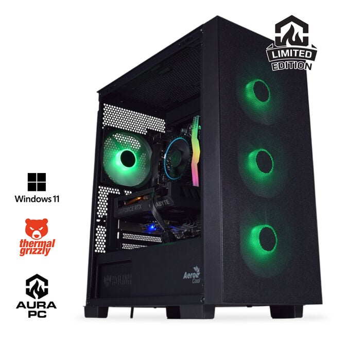 Computador AURA Limited-PC Intel i5 13400F 16GB DDR4 1TB RTX 4060 W11 Bonus