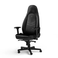 Cadeira noblechairs ICON Real Leather - Preto