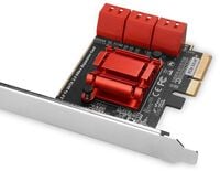 Controlador AXAGON PCES-SA6 PCIe Controller 6x internal SATA 6G port + LP
