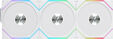 Ventoinha Lian Li UNI FAN TL120 RGB Wireless Reverse PWM Branco 120mm (Pack 3) image number null